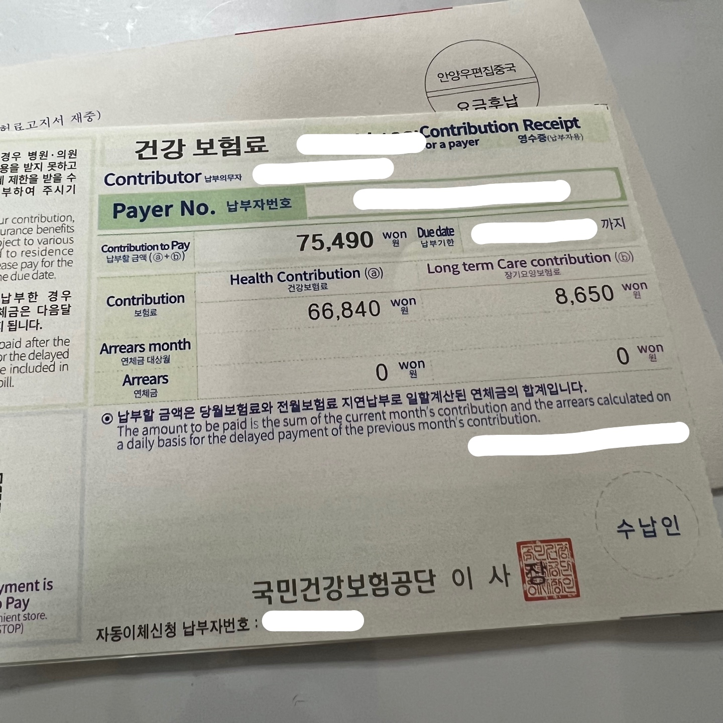韓国の国民健康保険🌿